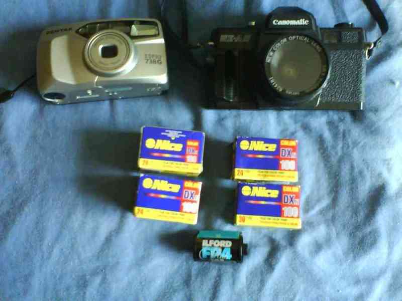 Cámaras de fotos y carretes