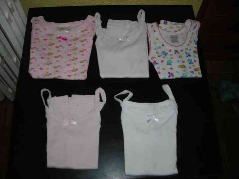 6 camisetas niña