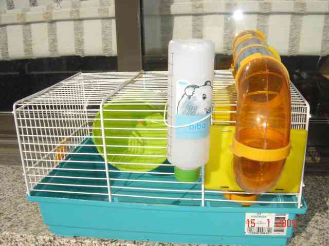Nuevamente regalo jaula hamster+accesorios