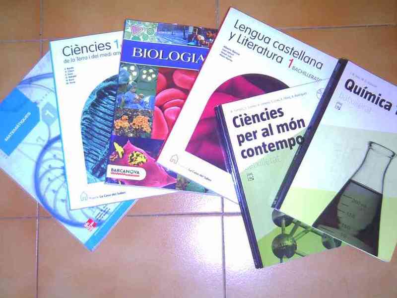 Libros de 1 batchillerato