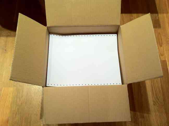 Papel continuo 12x 8,5 microperforado blanco