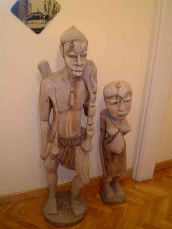 Estatuas de madera!