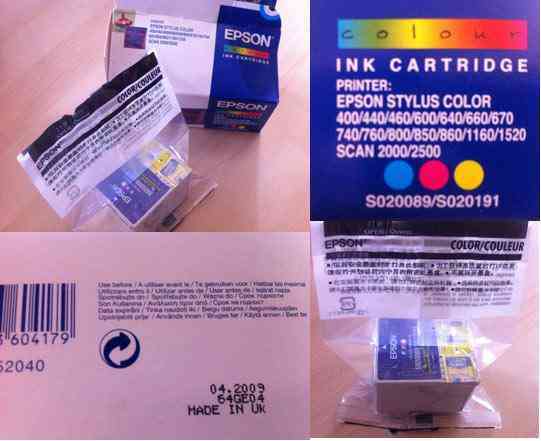 Tinta impresora epson caducada