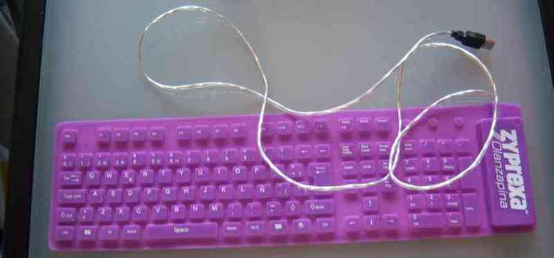 Teclado enrollable