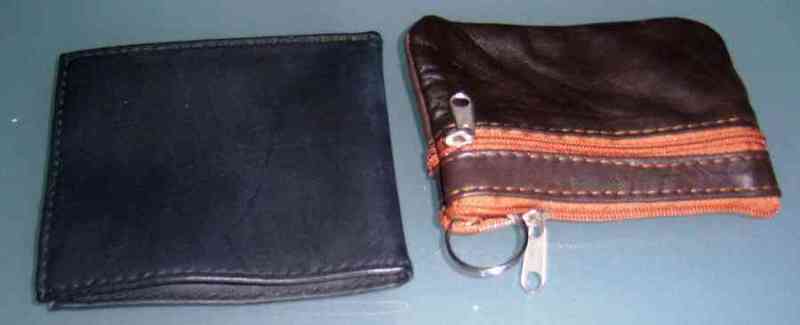 Cartera de piel