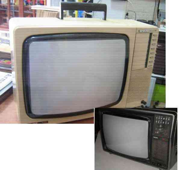 2 televisores de tubo