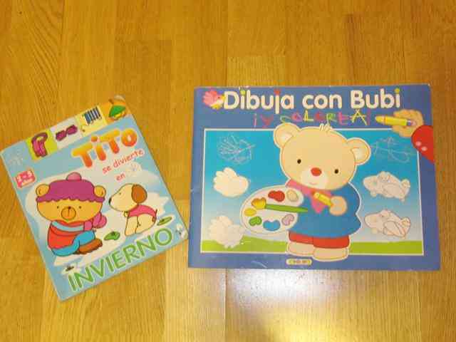 1 cuento y  1 libreta para dibujar