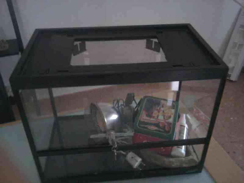 Terrario de 60l con complementos
