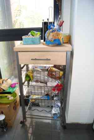 Carrito para verduras cocina