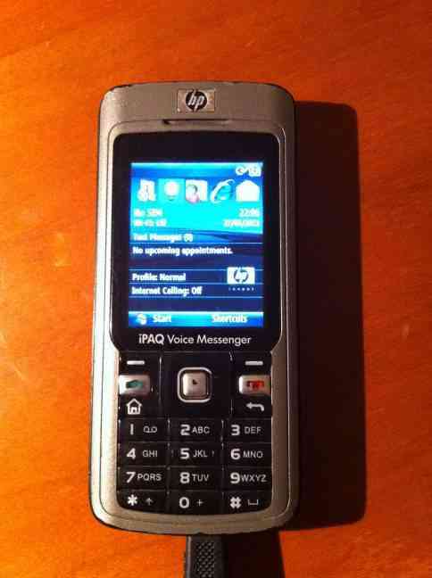 Teléfono smartphone hp ipaq 510