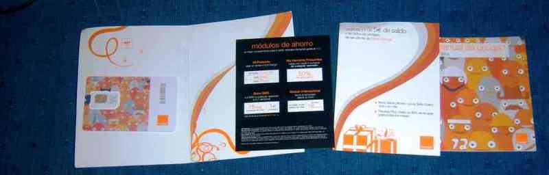 Tarjeta orange con 5€ a angelitoramos