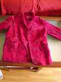 Chaqueta rosa con flores