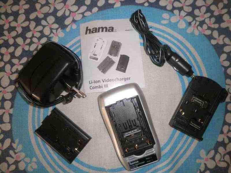 Cargador universal baterías ion-litio hama