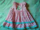 Vestido rosa con flores