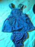 Vestido jeans con braga de prenatal