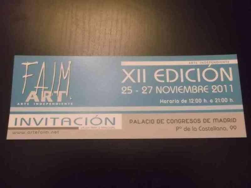 Entrada faim art días 26 y 27