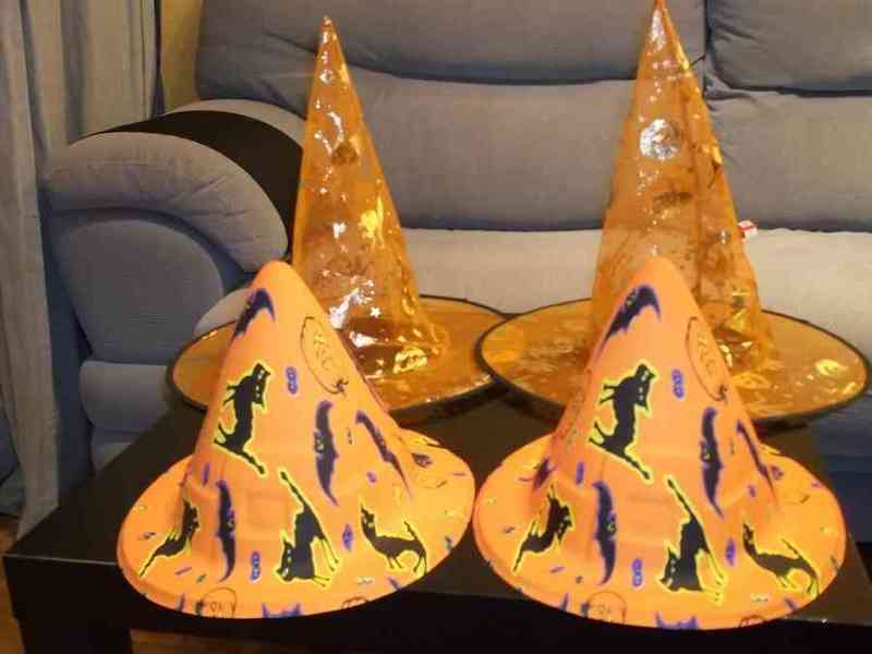 4 gorros de halloween