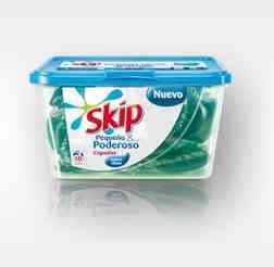 Bote de plastiko del detergente skip