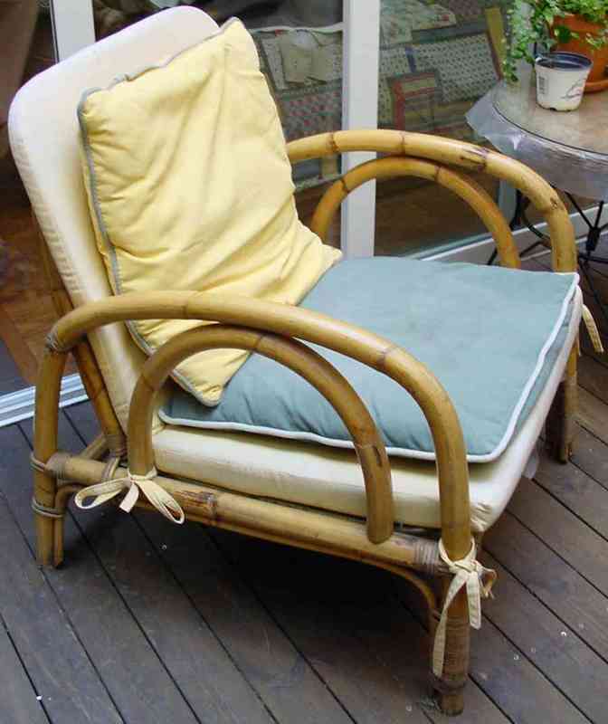 Sillón terraza de los años 70