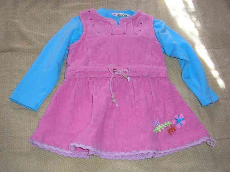 Vestido de pana talla 12-18 meses