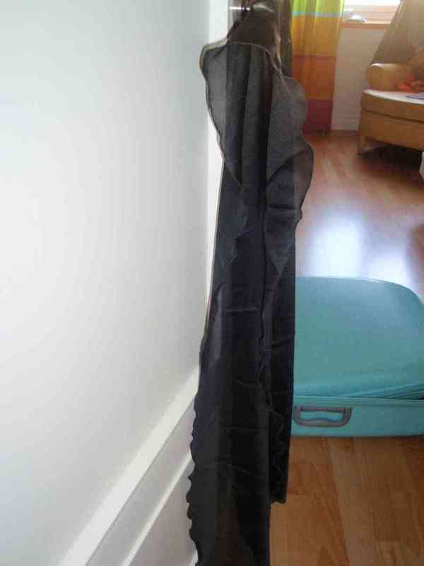 Foulard de gasa color negro