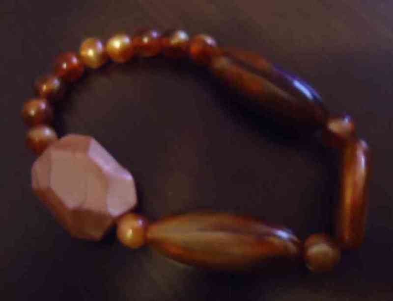 Pulsera marron (parrufa)