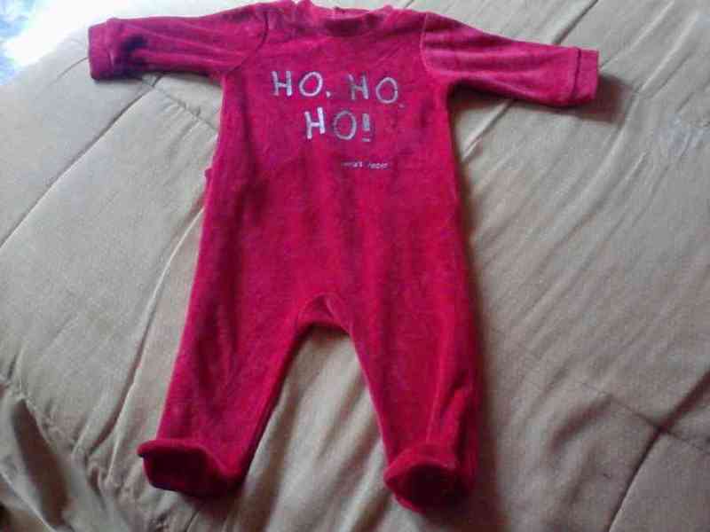 Pelele rojo 1-3 meses