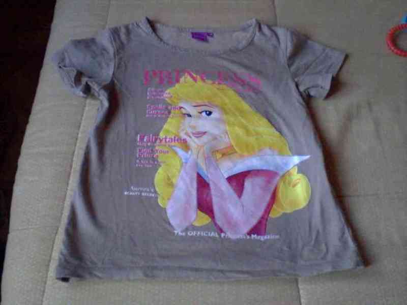 Camiseta princesa talla 7 años