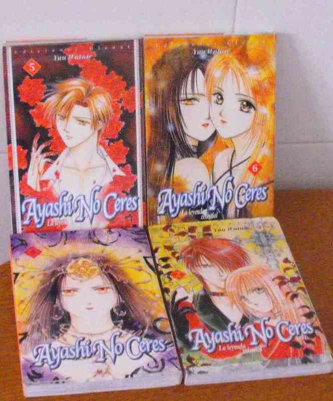 4 libros comic coleccion ayashi no ceres-criss