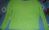 Sueter verde t-l(parrufa)