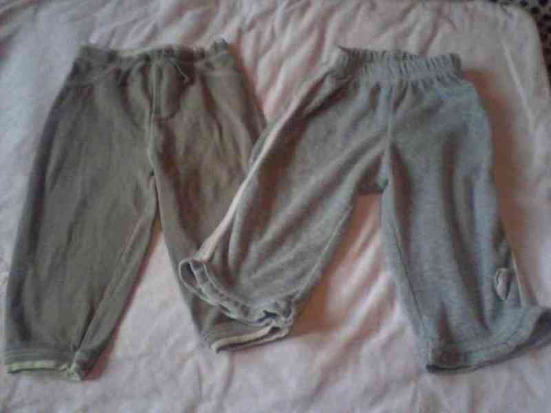 2 pantalones chándal 9-12 meses