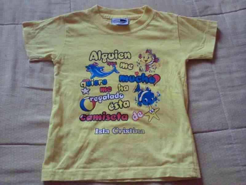 Camiseta unisex talla 2 años