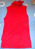 Sueter sin mangas rojo t-s(una)