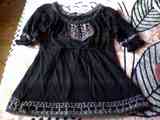 Blusa negra  talla m-l