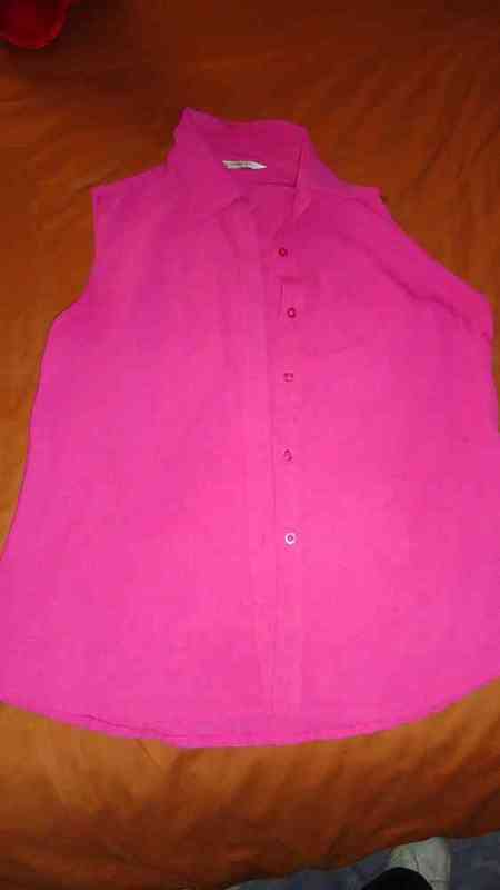 Chaleco rosa t-xl(parrufa)