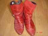 Regalo botas rojas de piel nº40