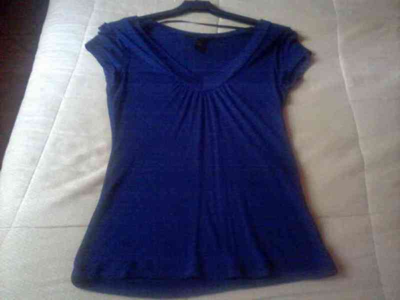 Camiseta azul talla xs