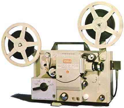 Proyector super 8 y 8 
