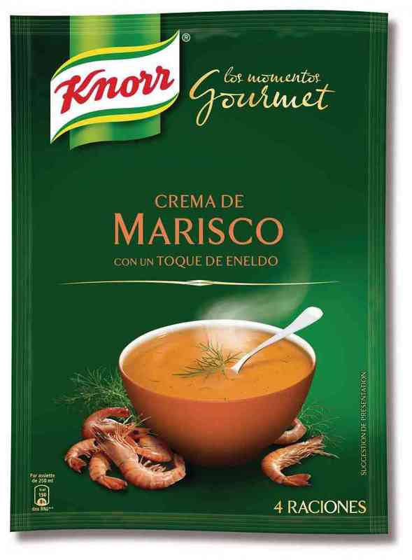 2 bolsas crema de marisco knorr-trufeta