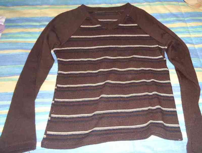 Sueter marron t-m(espejo432)