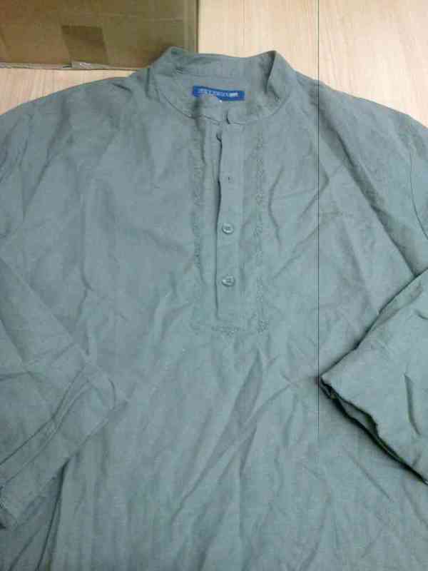 Camisa hombre lino t-l (sandra33)