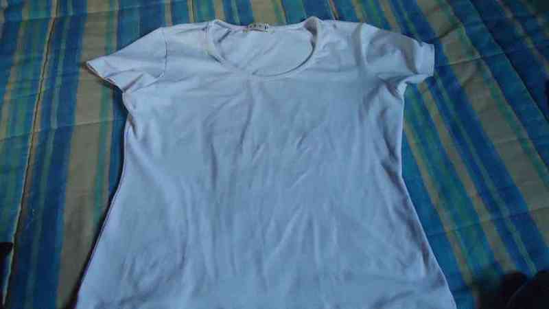 Camiseta blanca t-m(mariaca)