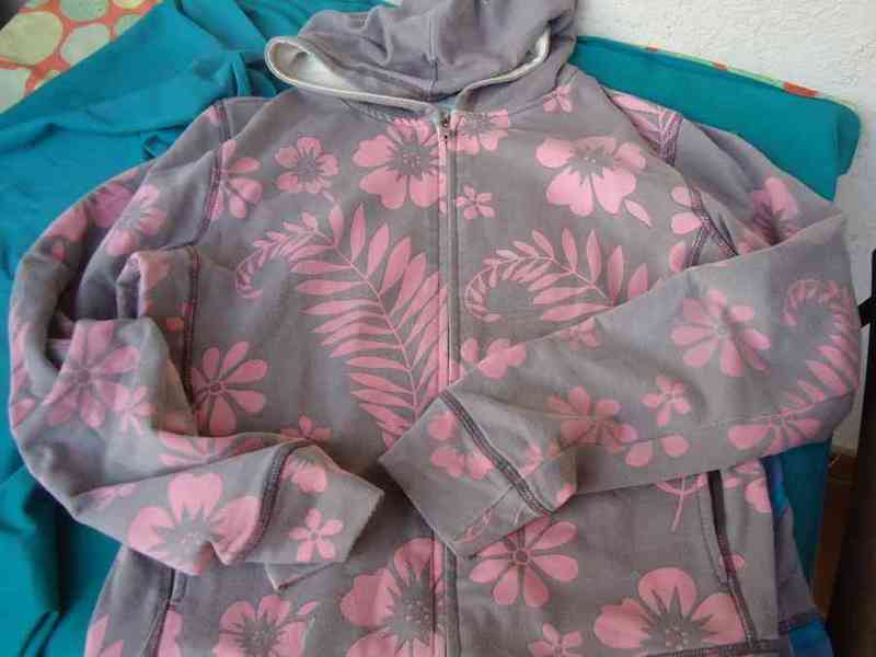 Chaqueta rosa-gris t-m(maria2000)