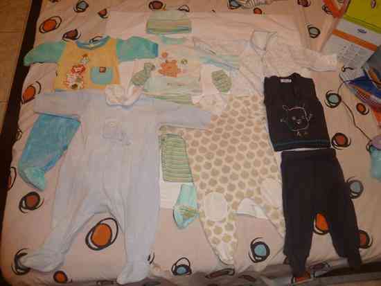 Lote 1: ropa de bebé 1-3 meses invierno