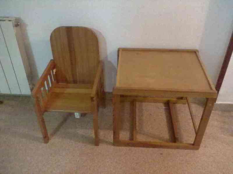 Mesa y silla niños