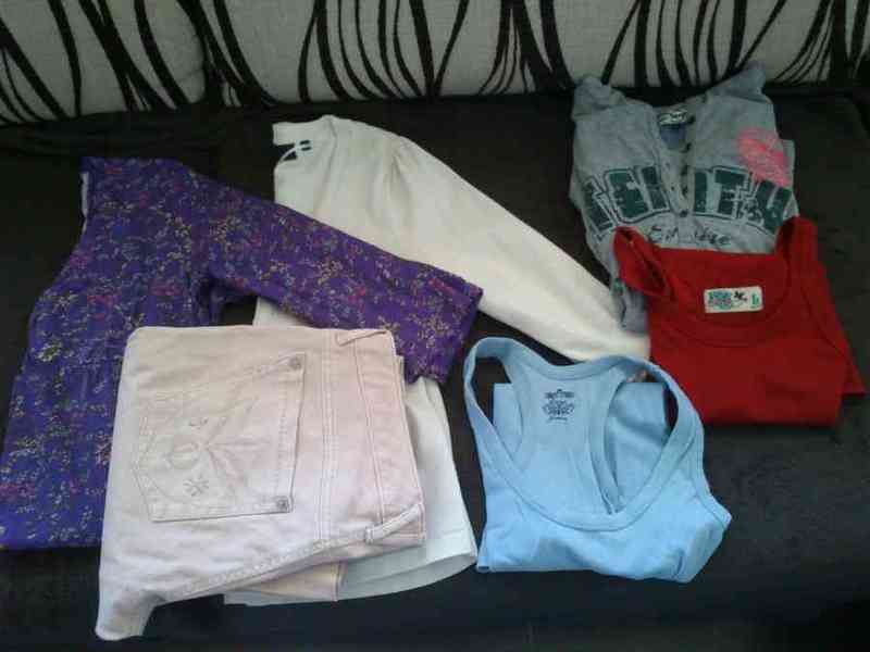 Pantalón mango y camisetas talla m