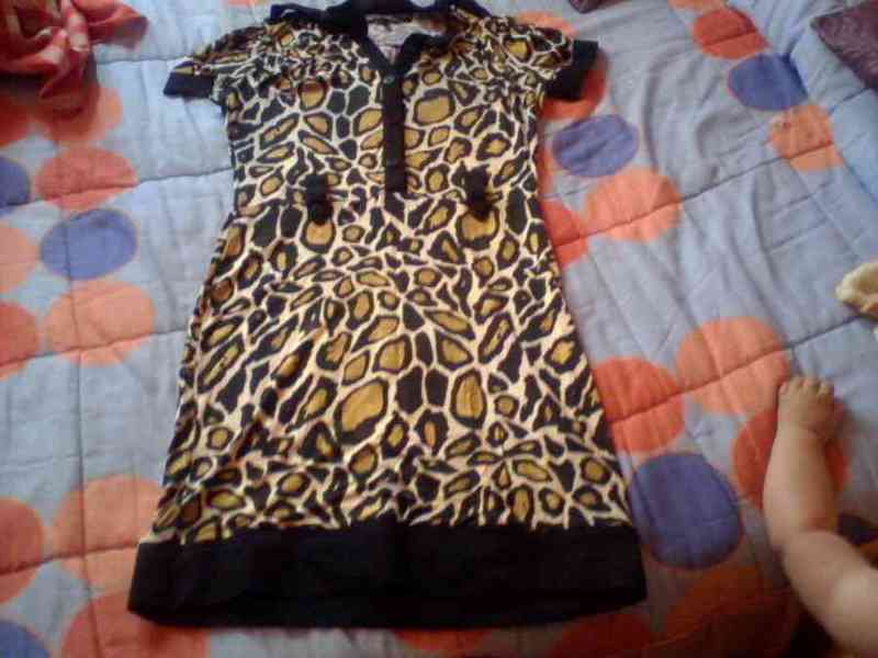 Vestido estampado animal talla m-l