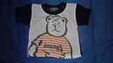 Camiseta azul oso t-9-12 meses(sandria822)