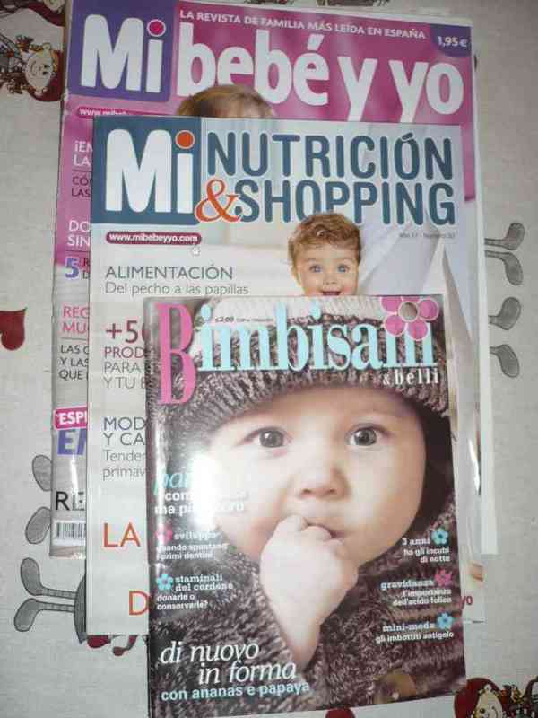 Varias revistas bebe