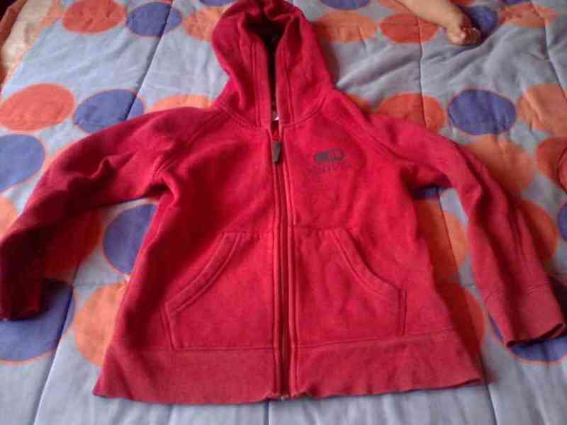 Sudadera roja talla 8